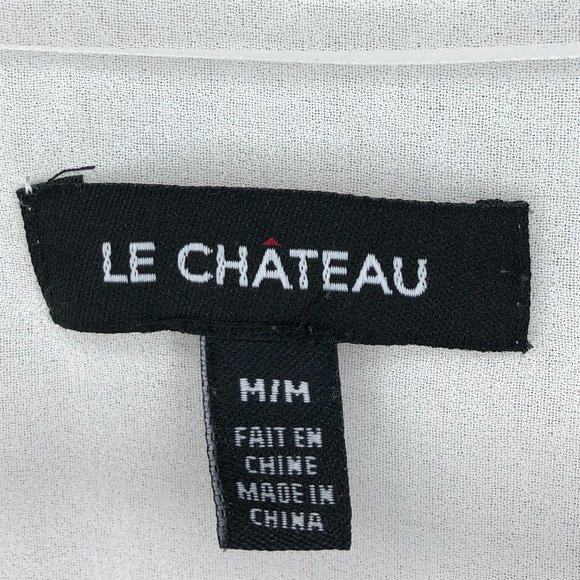 Le Chateau | Asymmetrical Blouse - Cream (Sz M) - Picture 5 of 6